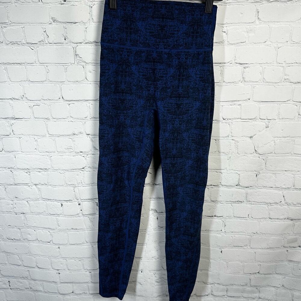 BUFFBUNNY Crossover Leggings Blue Black Size Small